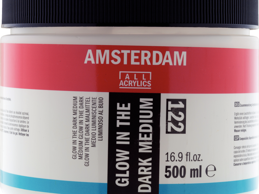 Fantastory Lichtgevende verf in het donker 8 x 24 ml, neonkleur, blacklight-kleur; voor detailwerkzaamheden; stenen, canvas, feestkleding; Halloween fluorescerende acrylverf